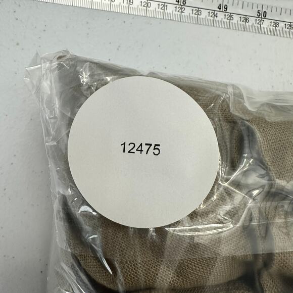 Live A Little Womens Linen Blend Coat Size M Beige Mid Length Scandi Minimalist - Picture 7 of 7